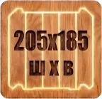 205×185