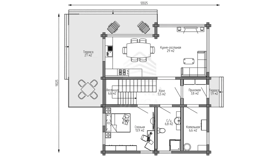 Планировка первого этажа